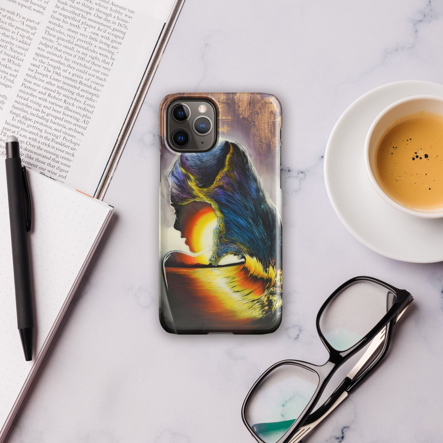 Snap case for iPhone® "Smoke & Mirrors"