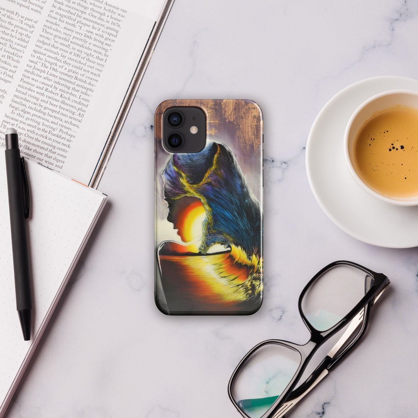 Snap case for iPhone® "Smoke & Mirrors"