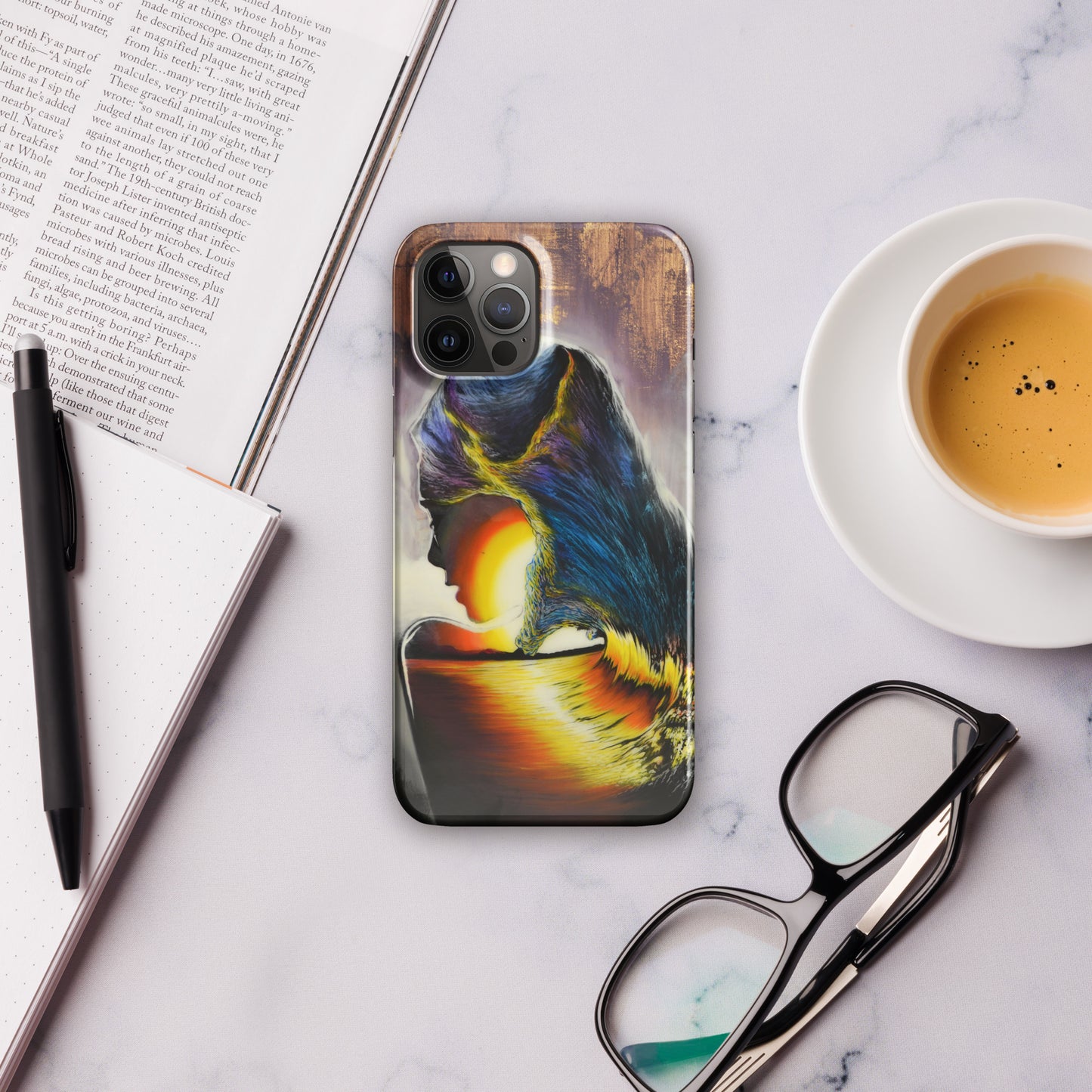 Snap case for iPhone® "Smoke & Mirrors"