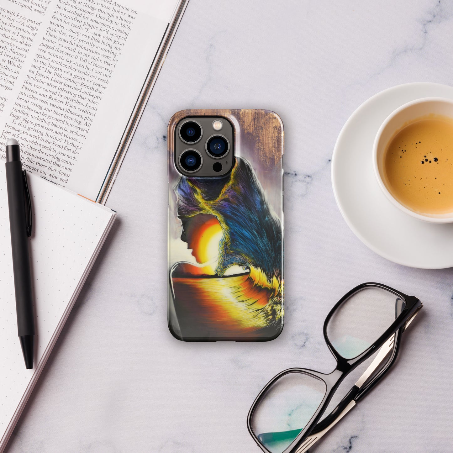 Snap case for iPhone® "Smoke & Mirrors"