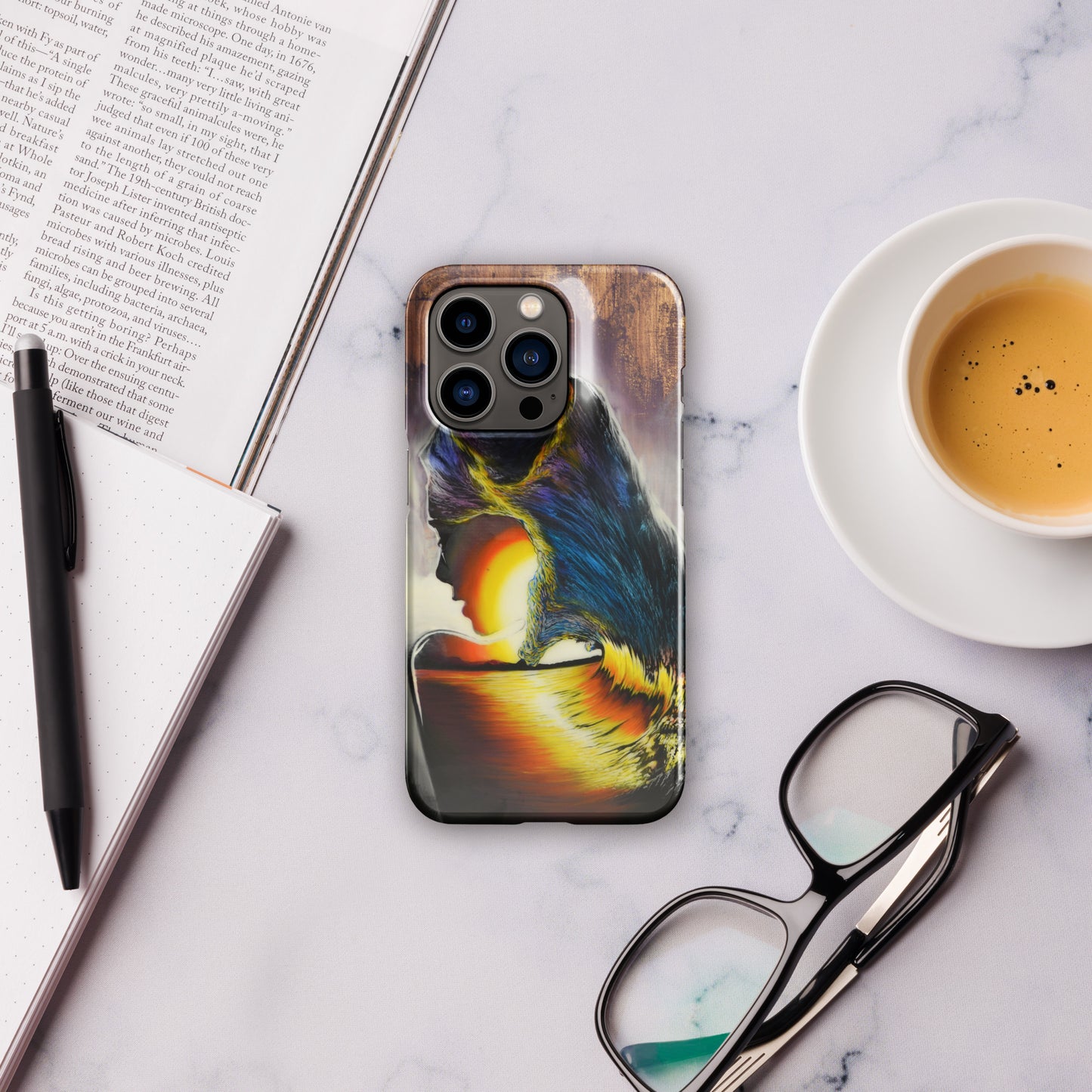 Snap case for iPhone® "Smoke & Mirrors"
