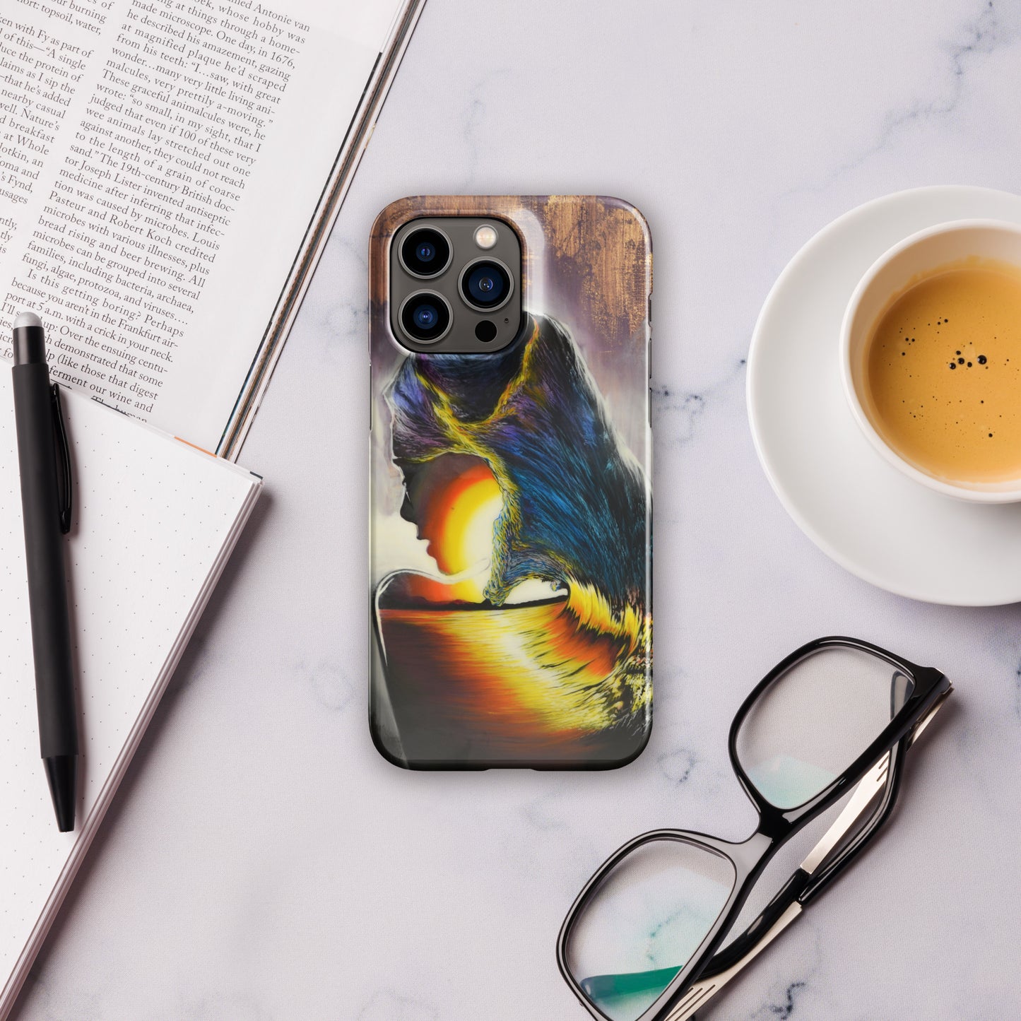 Snap case for iPhone® "Smoke & Mirrors"