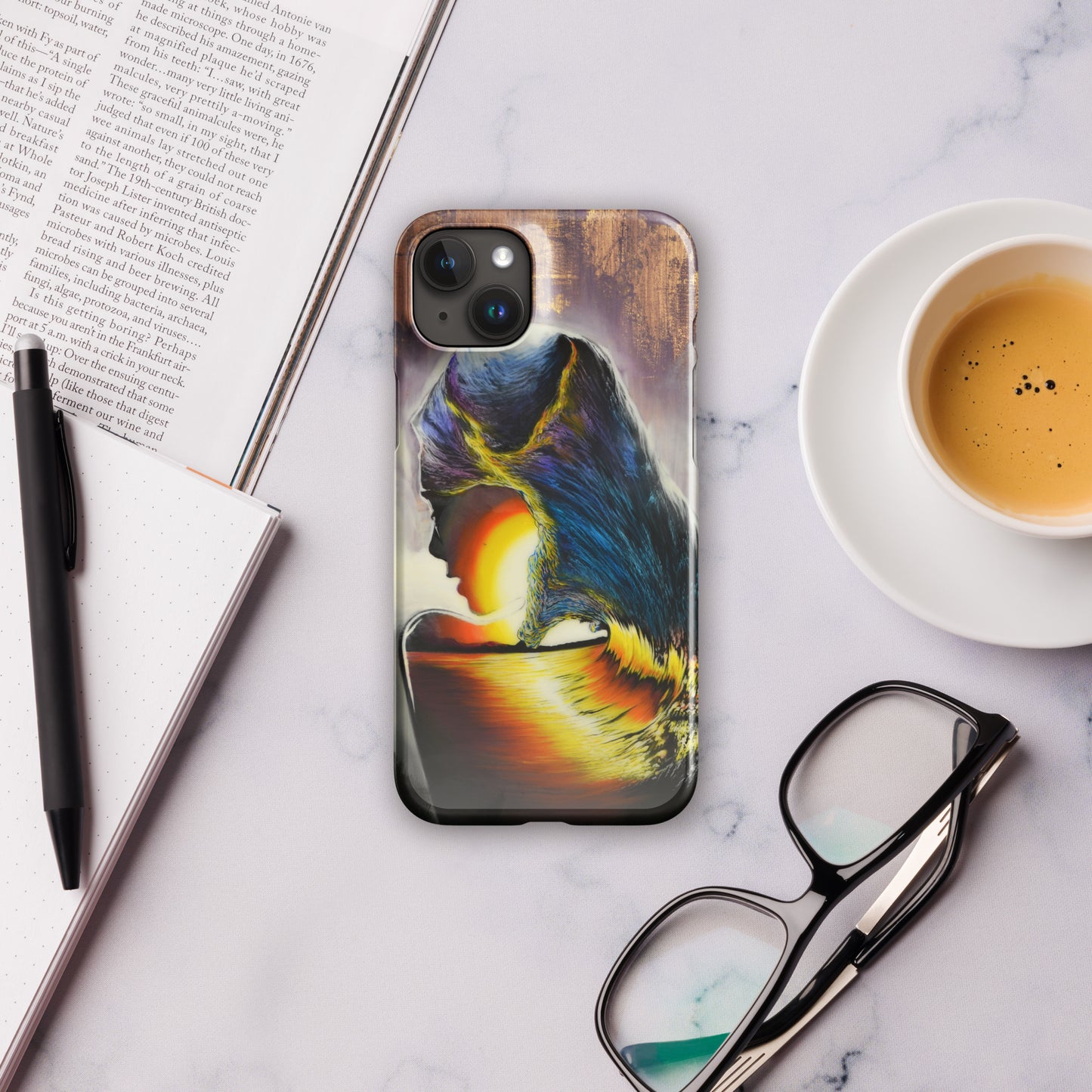 Snap case for iPhone® "Smoke & Mirrors"