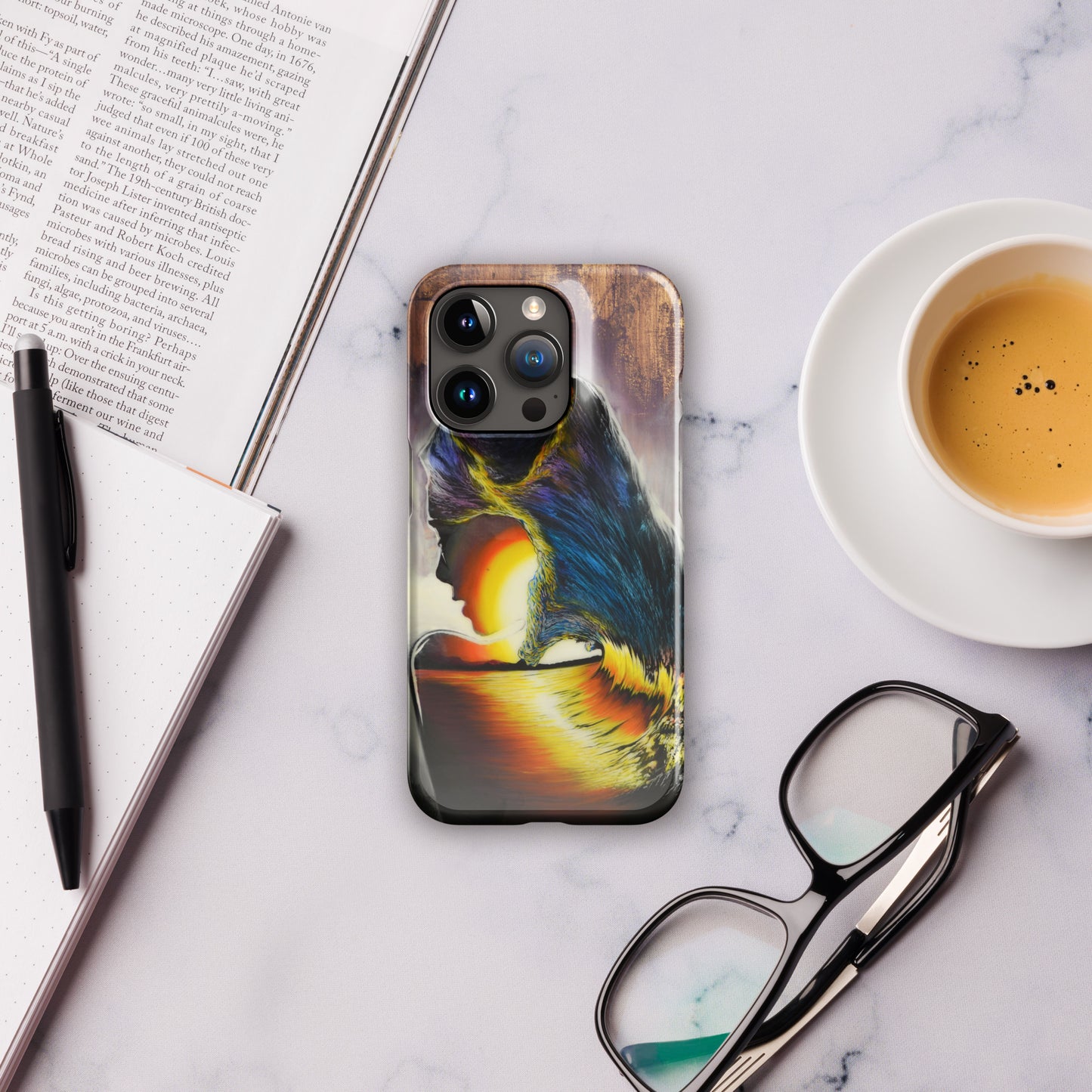 Snap case for iPhone® "Smoke & Mirrors"