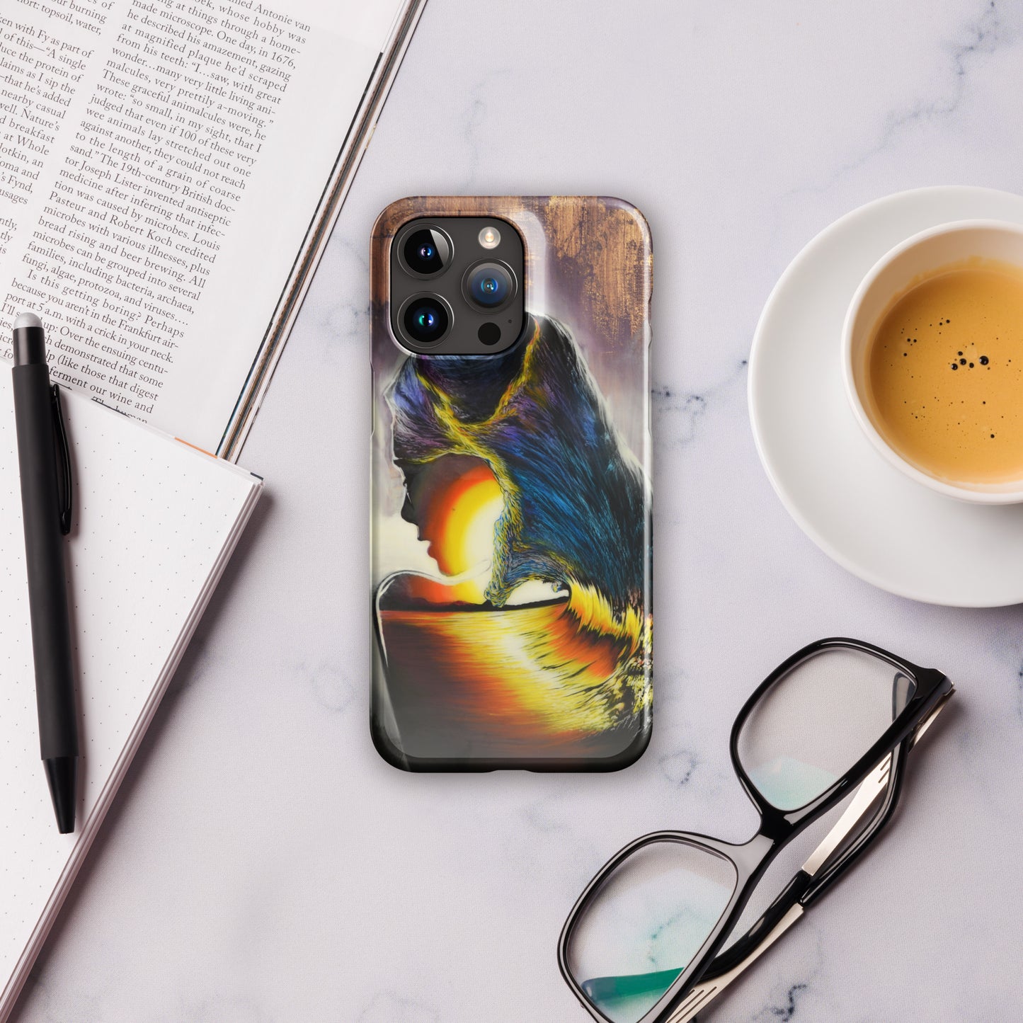 Snap case for iPhone® "Smoke & Mirrors"